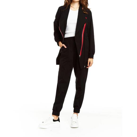 NEW DREW veronica zipper detail jacket in black - Picture 1 of 1